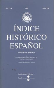 Índice Histórico Español.publicación Semestral Centro de Estud