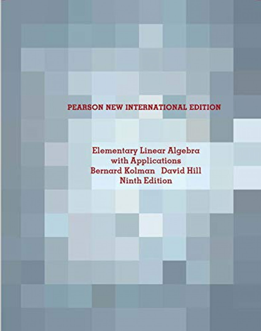 Elementary linear algebra with applications