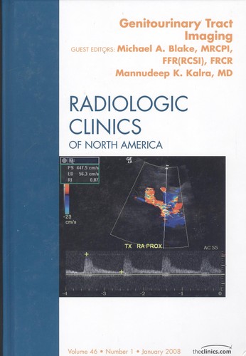 1.Genitourinary Tract Imaging.radiologic Clincis of North Volume 46 Nu