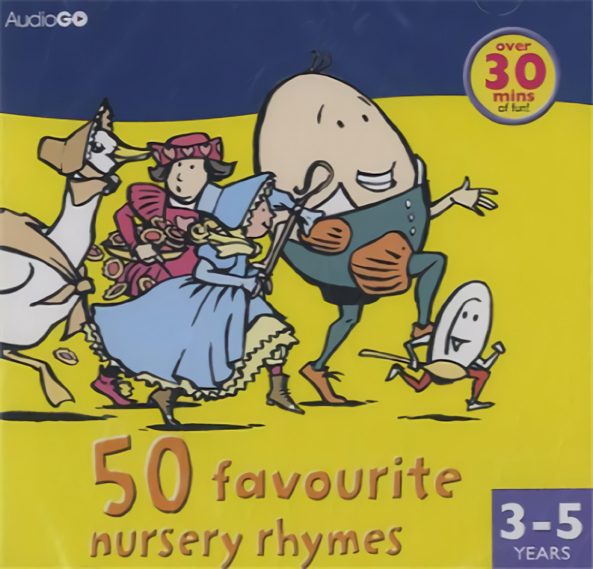 Cd 50 favourite nursery rhymes 3-5years