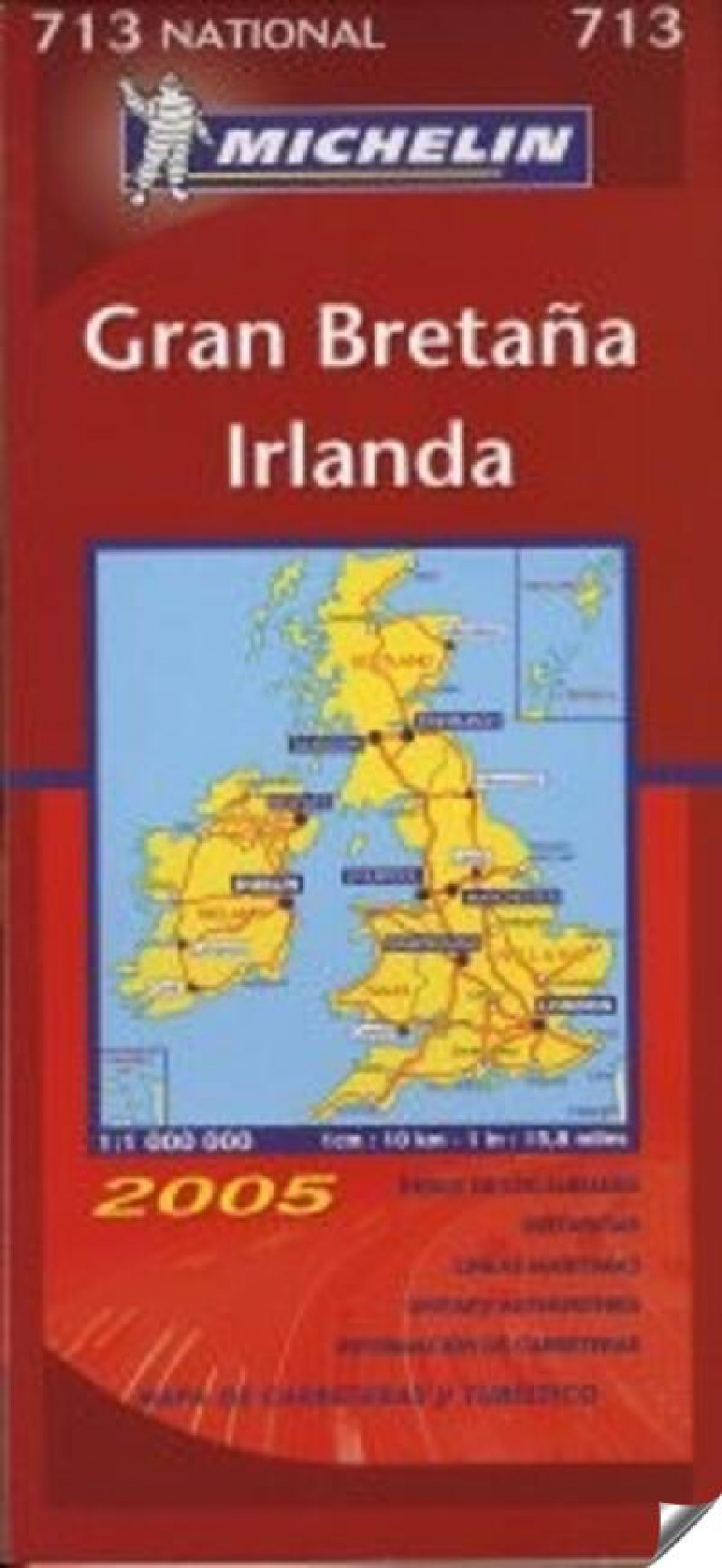 Mapa 713 gran bretaña. irlanda