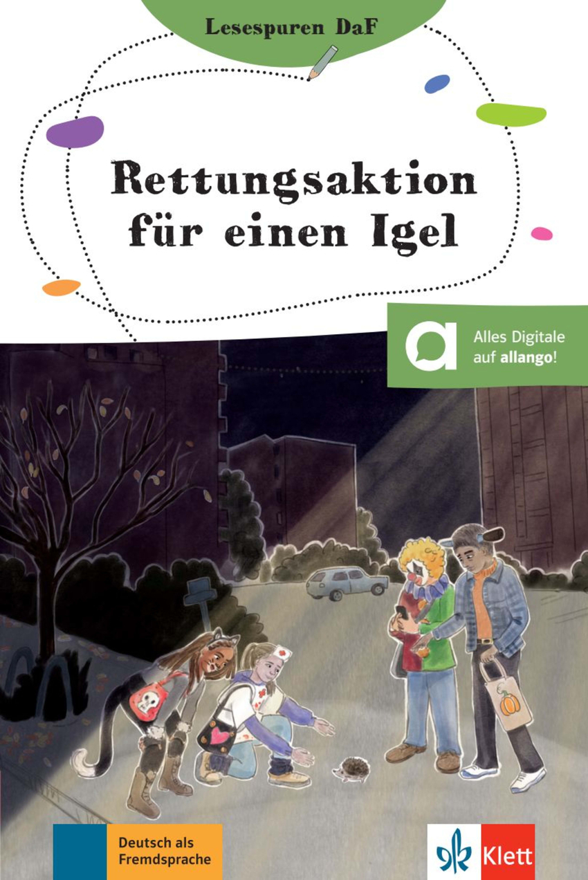 Rettungsaktion für einen Igel