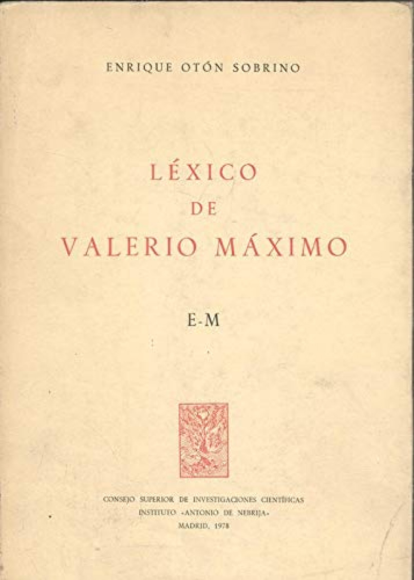 Lexico de valerio maximo. vol. ii