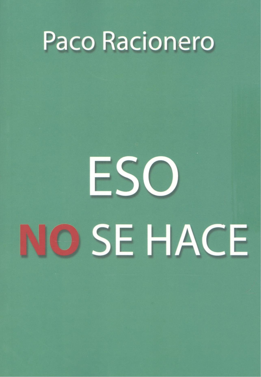 Eso no se hace