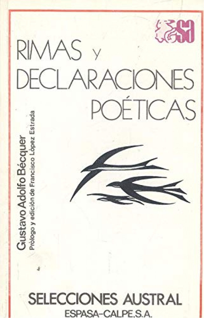 Rimas y declaraciones poeticas