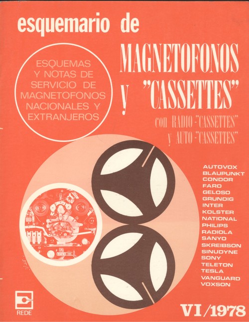 Esquemario de magnetofonos y cassettes