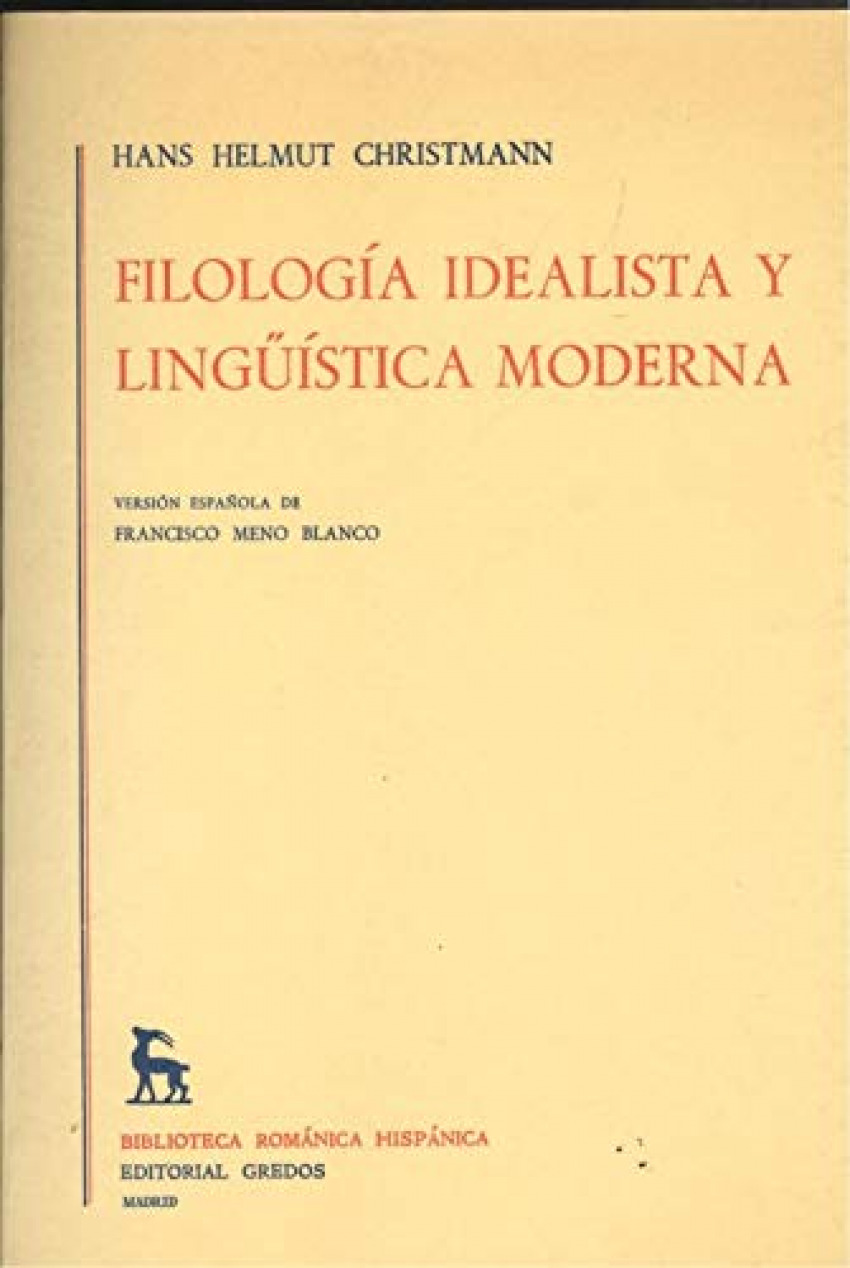 Filologia idealista