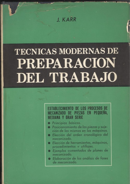Tecnicas modernas de preparacion del trabajo
