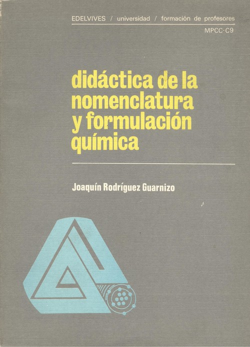 Didactica de la nomenclatura y formulacion quimica