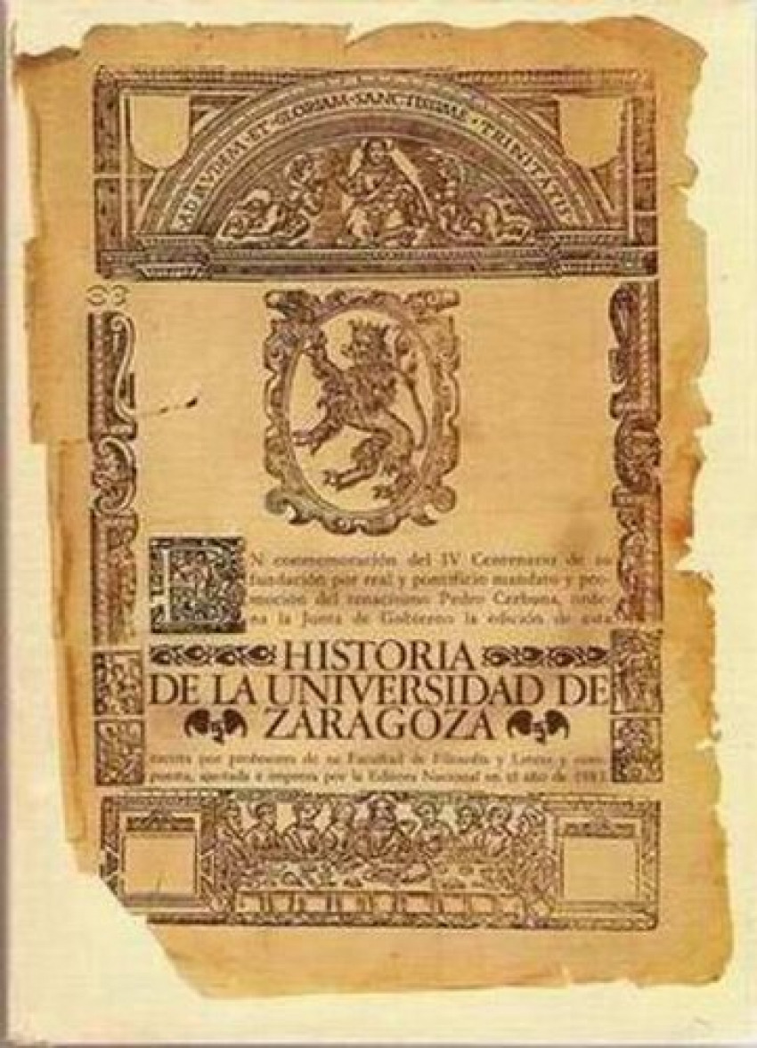 Historia de la universidad de zaragoza