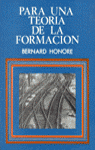 Para una teoria de la formacion