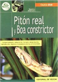Pitón real y boa constrictor