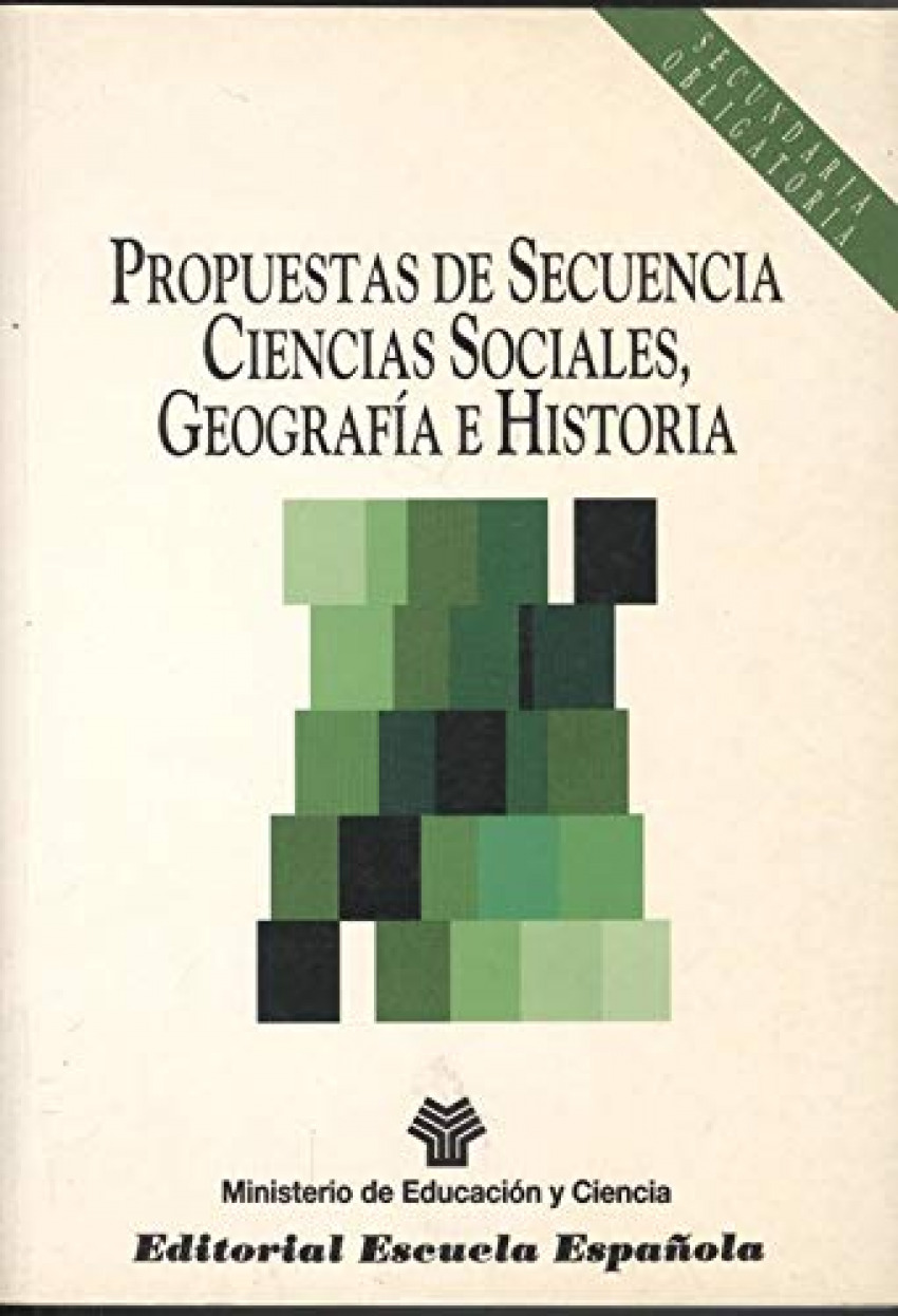 Ciencias sociales, geografia e historia, eso. propuestas de