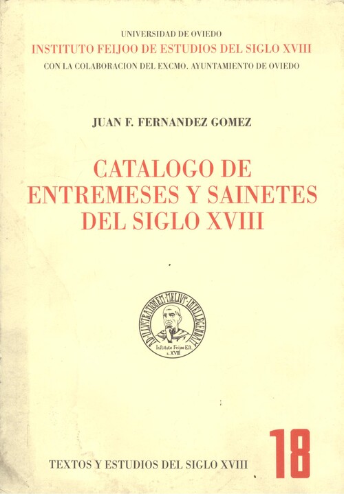 Catalogo de entremeses y sainetes del siglo xviii