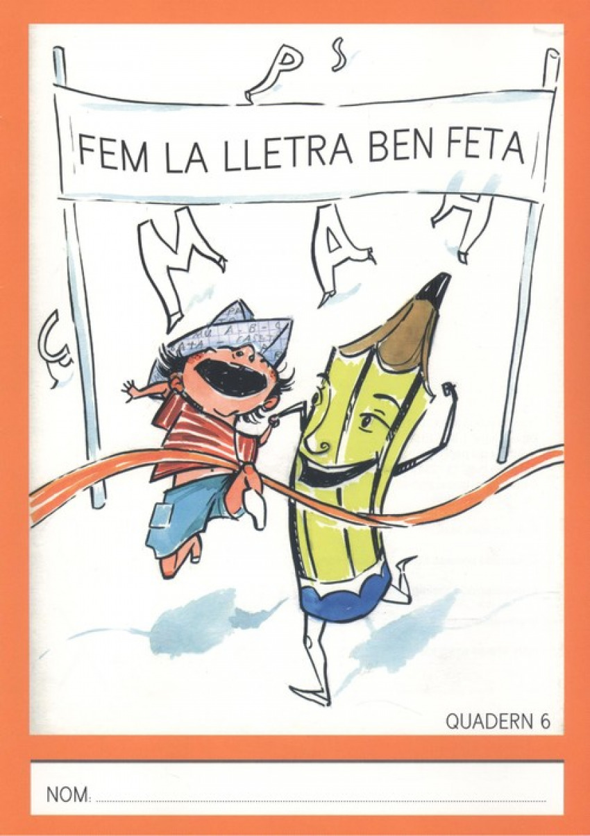 FEN LA LLETRA BEN FETA MAJÚSCULA 6 Escrivi i treballem els nombres del
