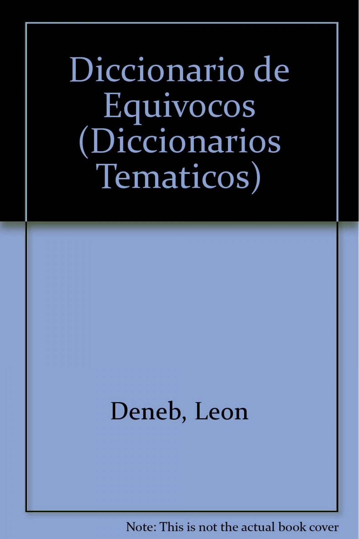 Diccionario de equivocos