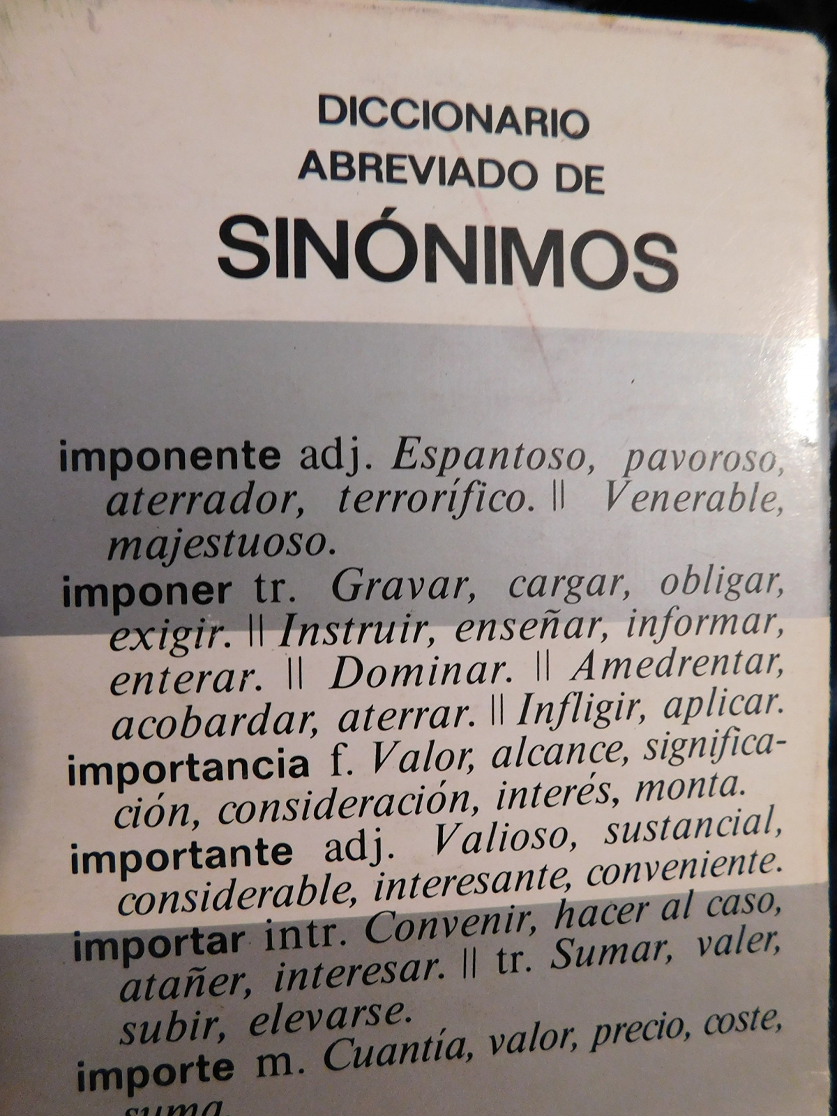 Diccionario abreviado de sinonimos vox
