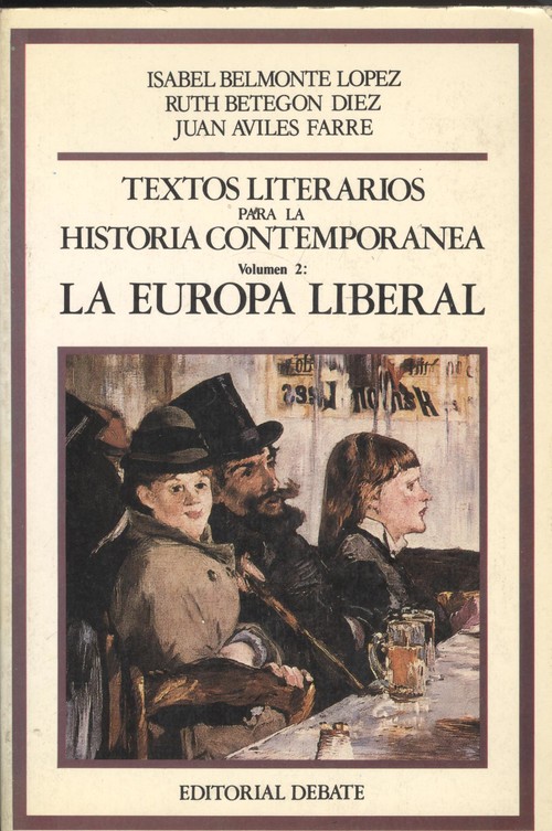 Textos literarios para historia contemporanea.t.2.la europa