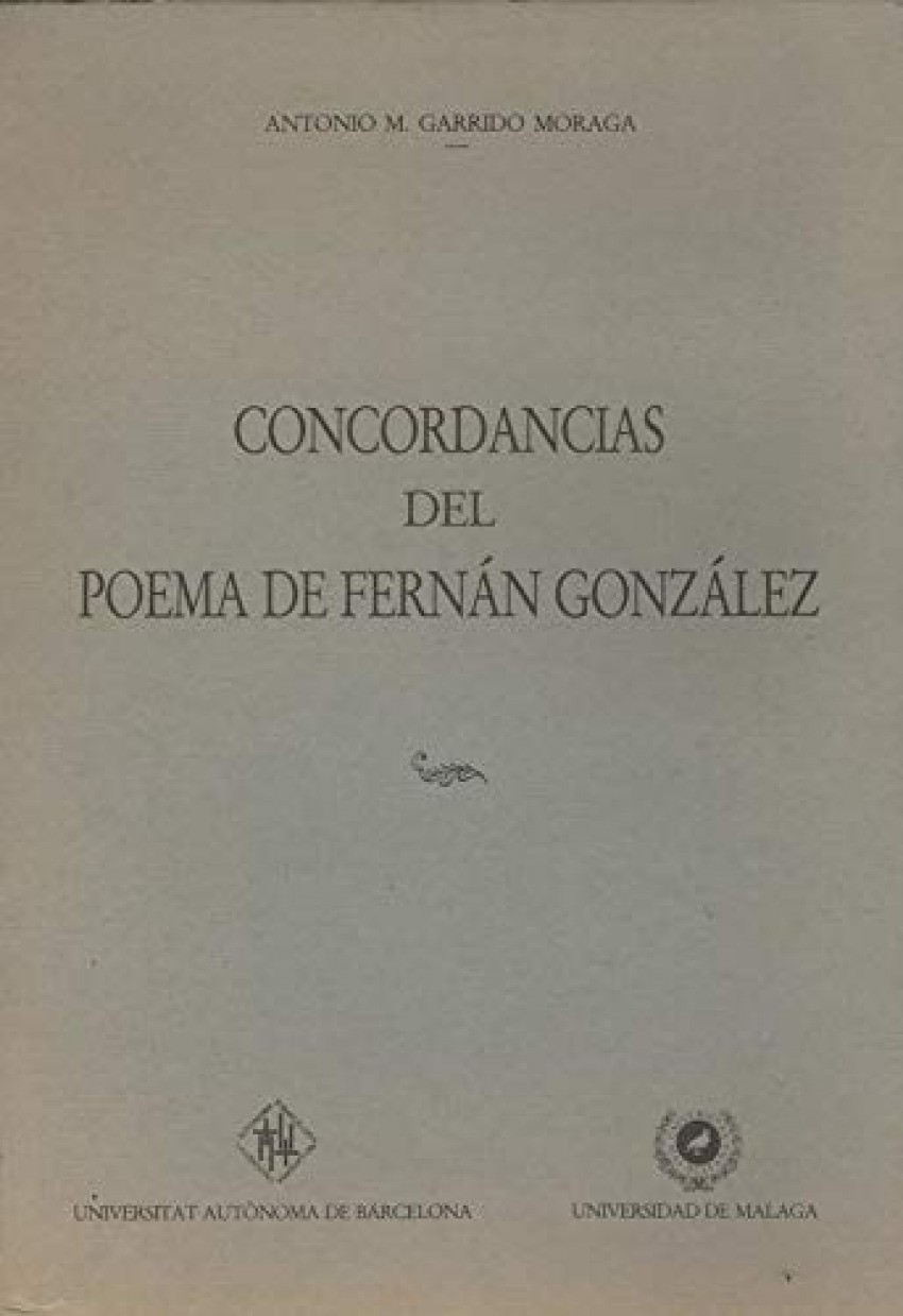 Concordancias del poema de fernan gonzalez