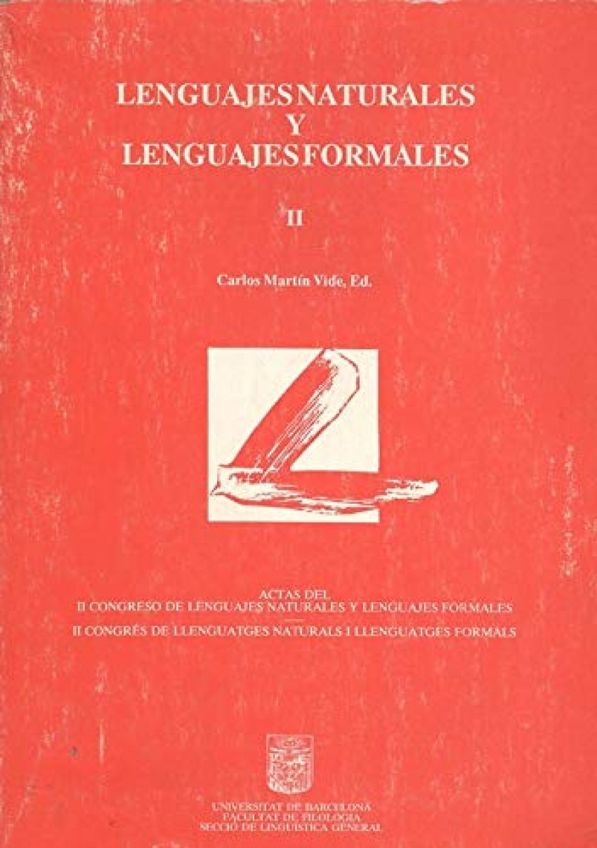 Lenguajes formales y lenguajes naturales