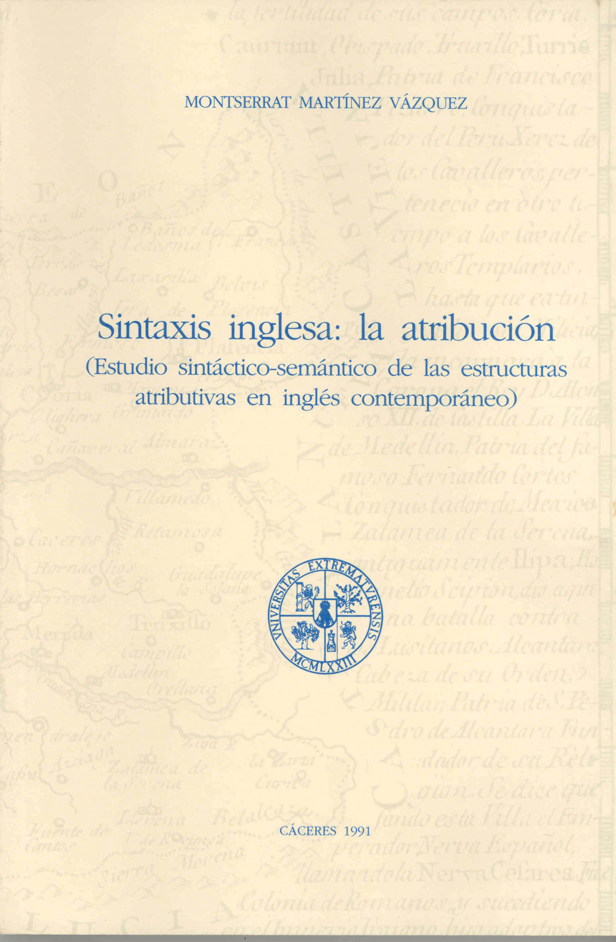 Sintaxis inglesa. La atribución
