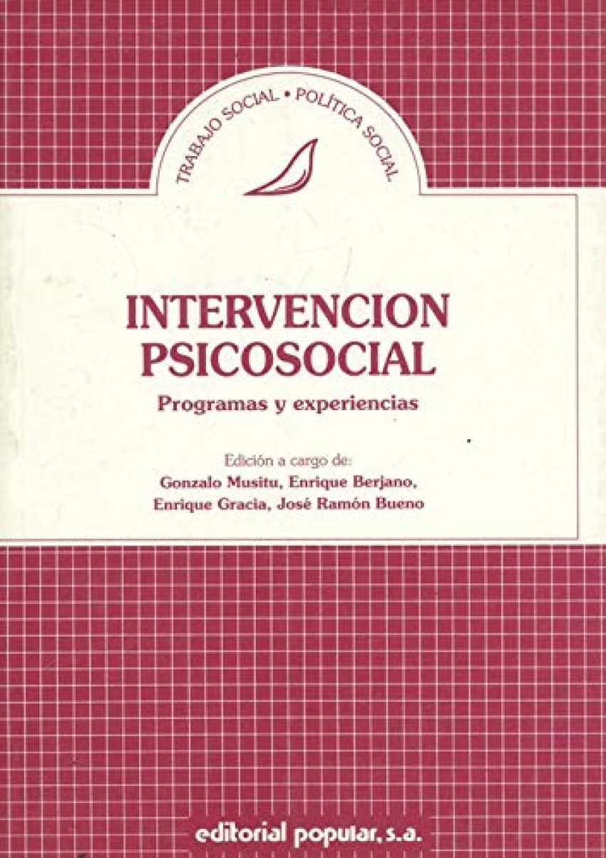 La intervención psicosocial