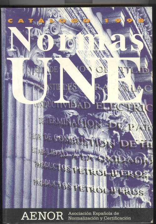 Catalogo normas une, 1998