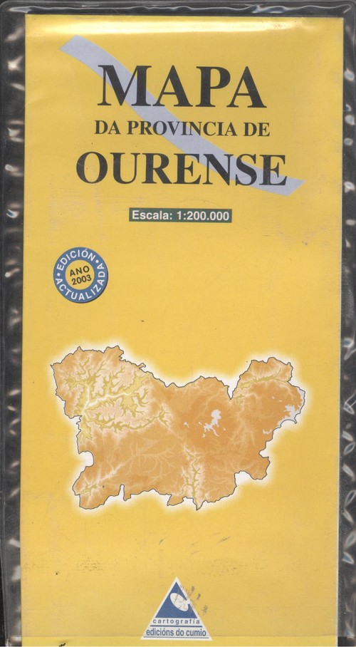 Mapa provincial de Ourense