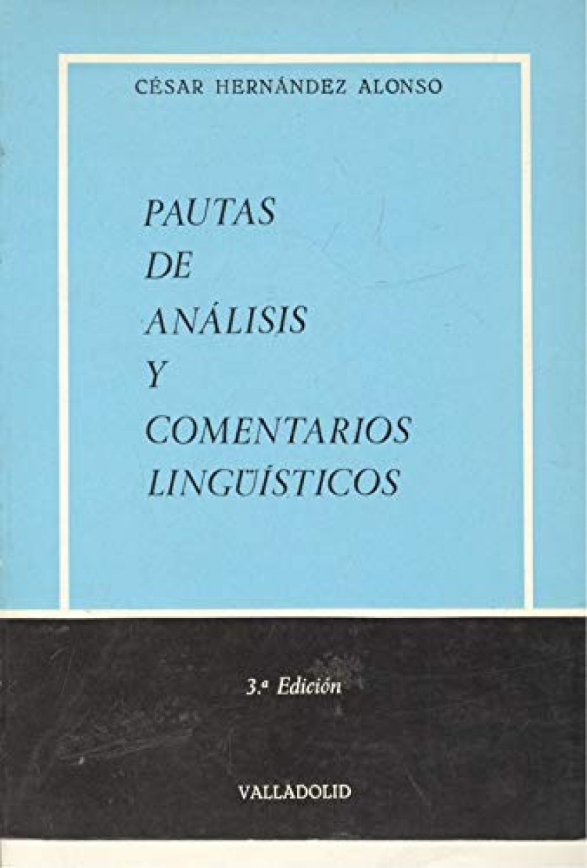Pautas de analisis y comentarios linguisticos