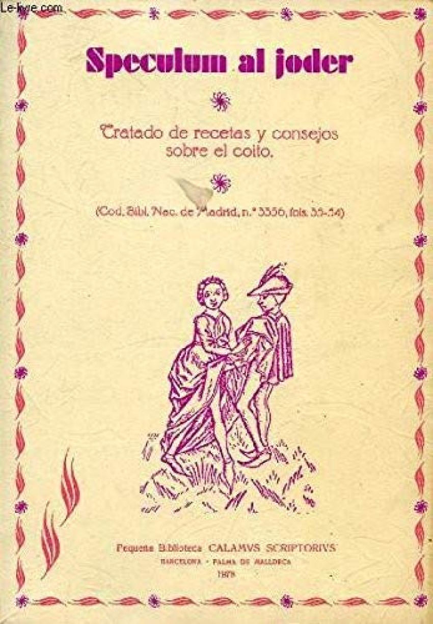 Speculum, manuscrito medieval de recetas sobre el acto del c