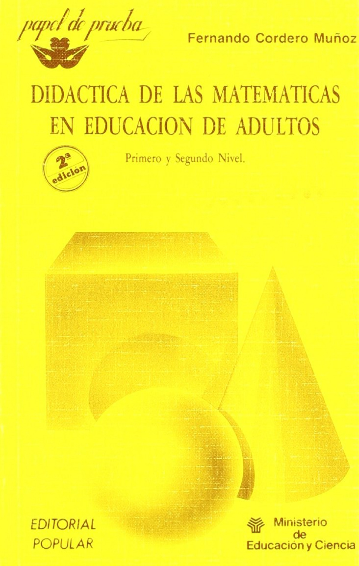 Didáctica de las matemáticas en educación de adultos
