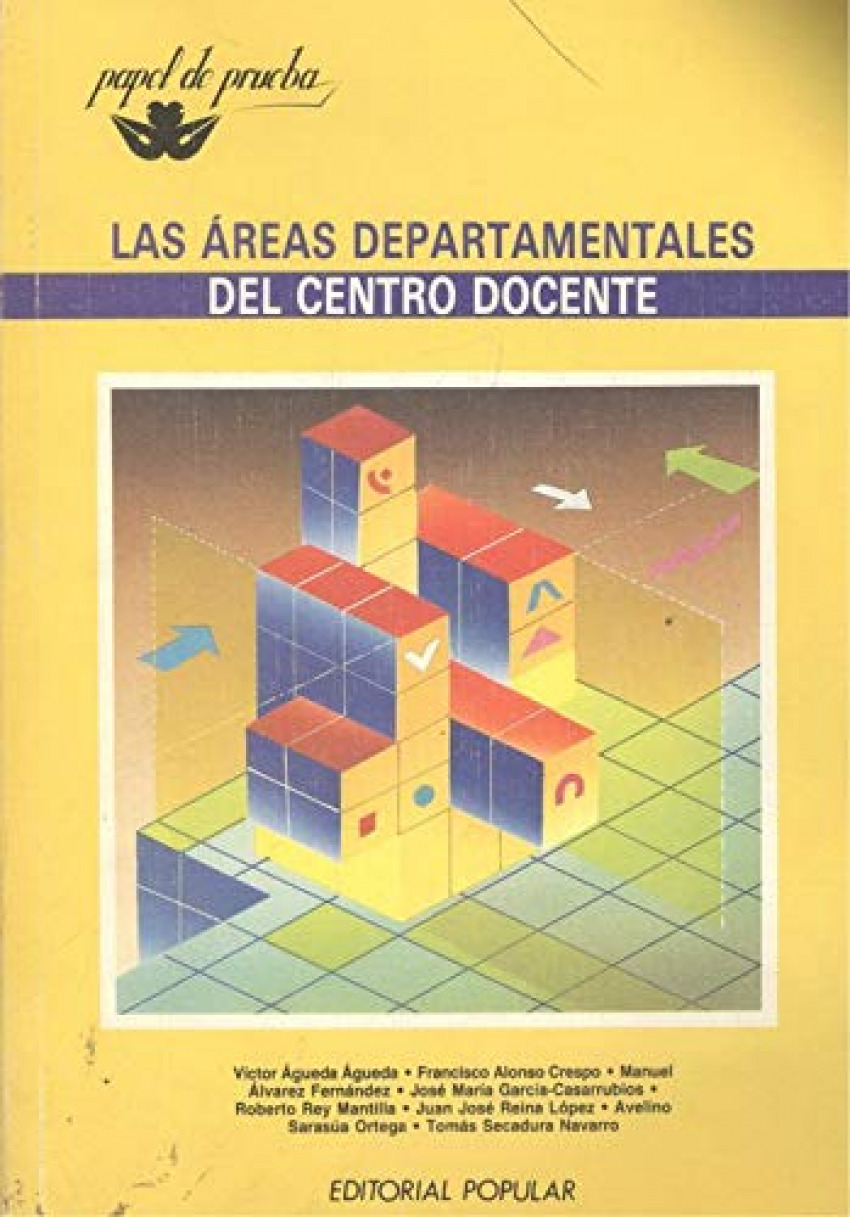 Las areas departamentales del centro docente