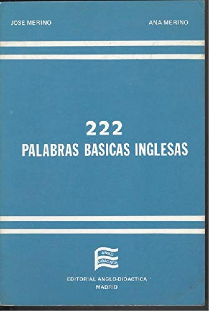 Doscientas veintidos palabras basicas inglesas