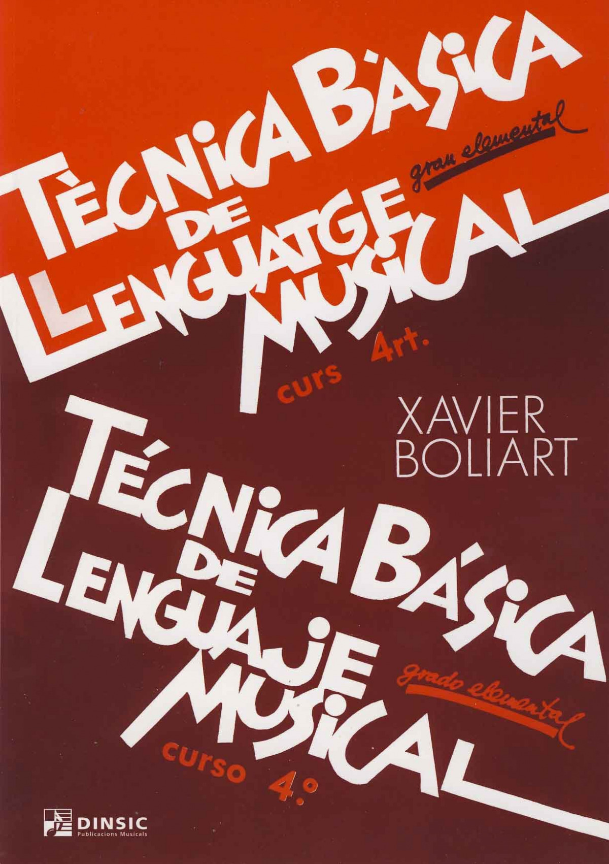 Técnica básica de lenguaje musical 4 Grado elemental