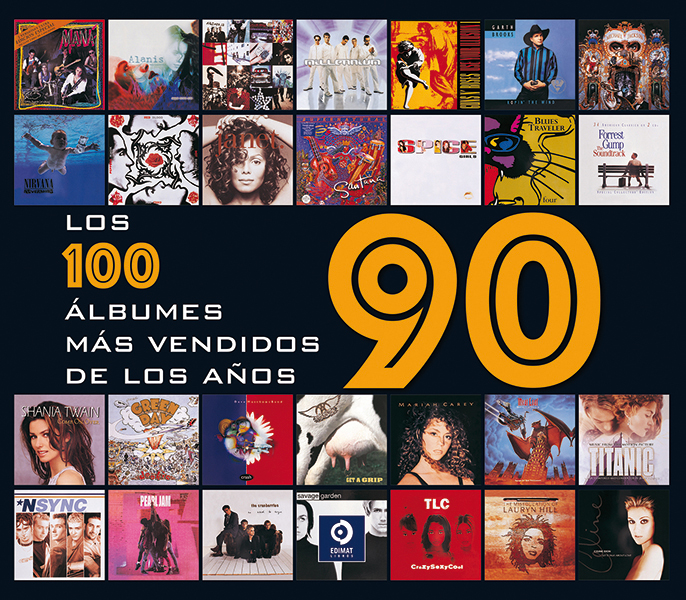 Los cien Álbumes mas vendidos de los aÑos 90