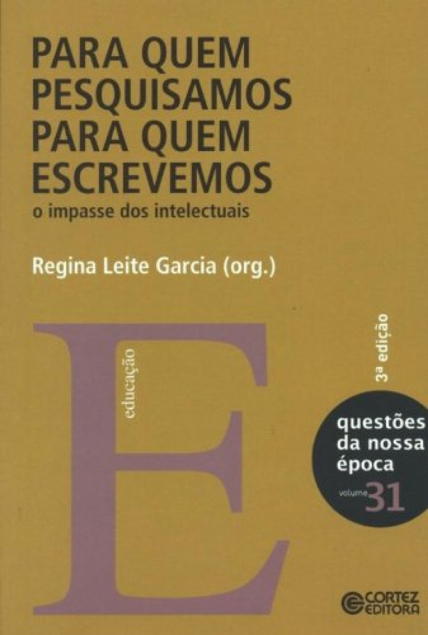 Para quem pesquisamos, para quem escrevemos: o impasse dos i