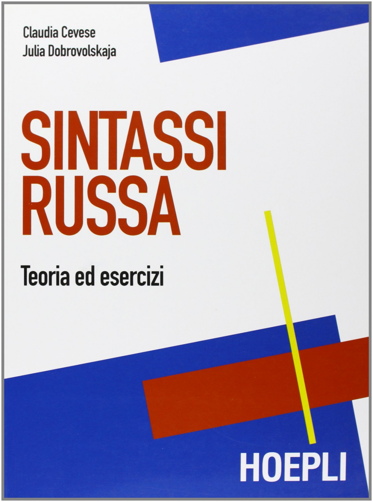 Portada de Sintassi russa