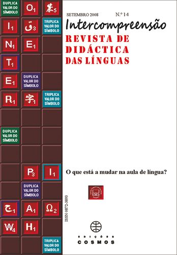 INTERCOMPREENSÃO N.º 14: O Que Está a mudar na Aula da Língua