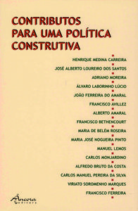 Contributos para uma polÍtica construtiva