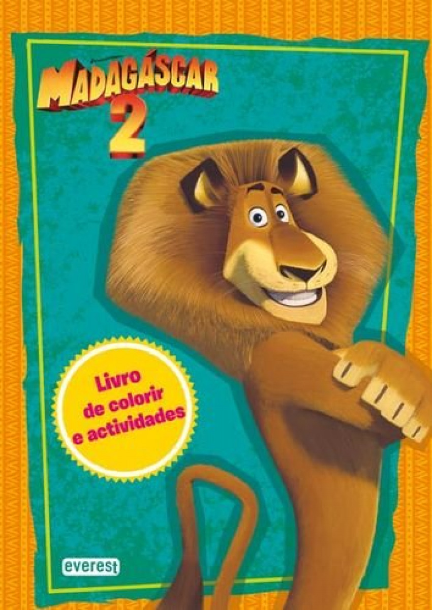 MadagÁscar 2: livro de colorir e actividades