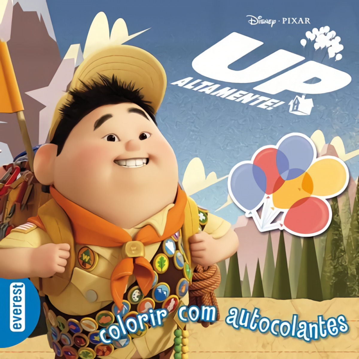 Up: altamente! colorir com autocolantes