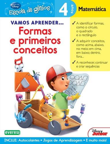 Portada de Vamos aprender : formas e primeiros conceitos: 4 anos: matemÁtica