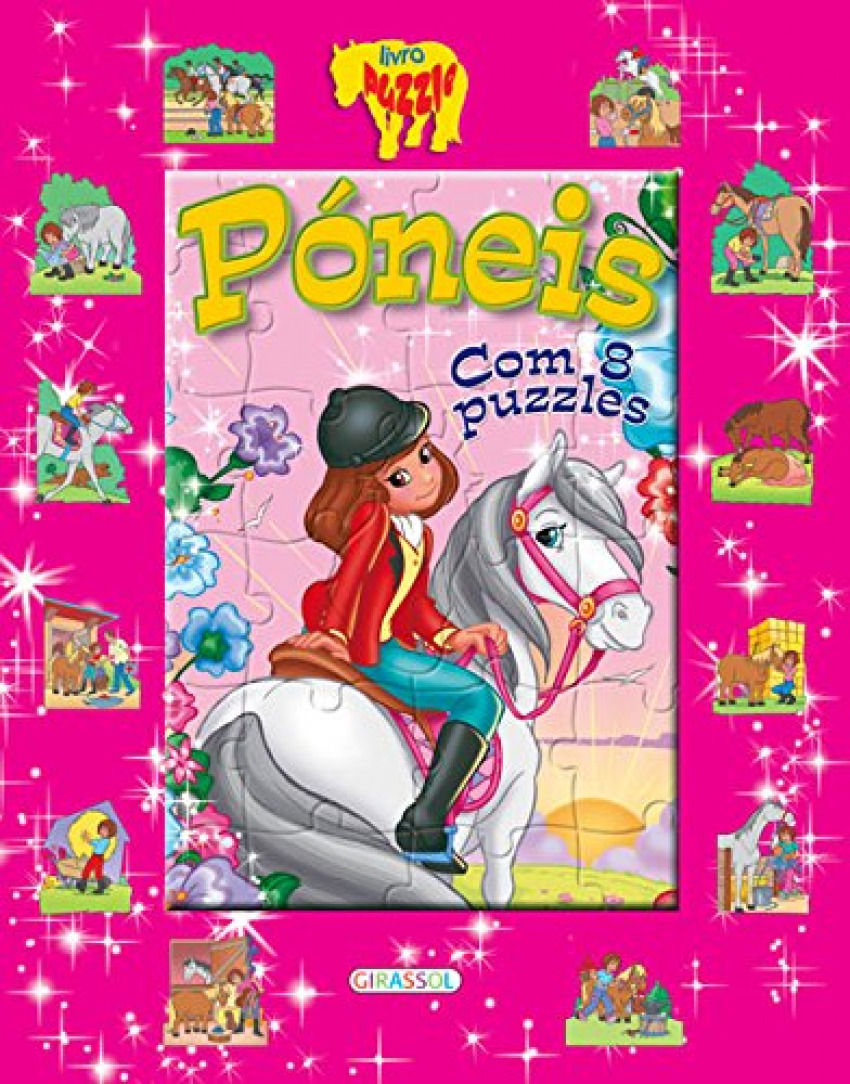 Livro puzzle poneis