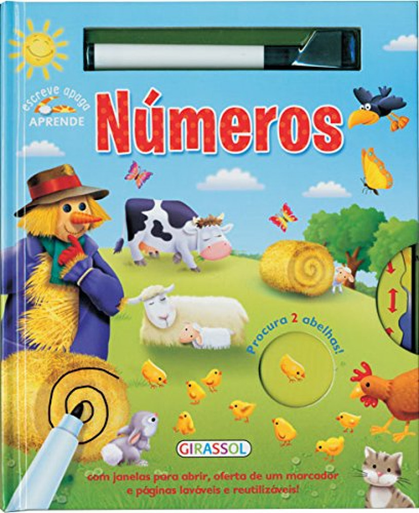 Escreve apaga aprende numeros