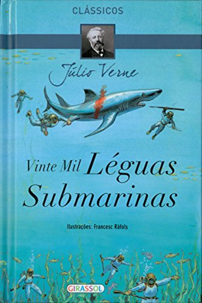 Portada de Vinte mil leguas submarinas