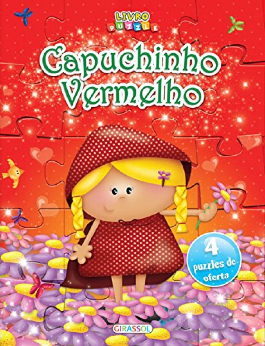 Livro puzzle capuchinho vermelho