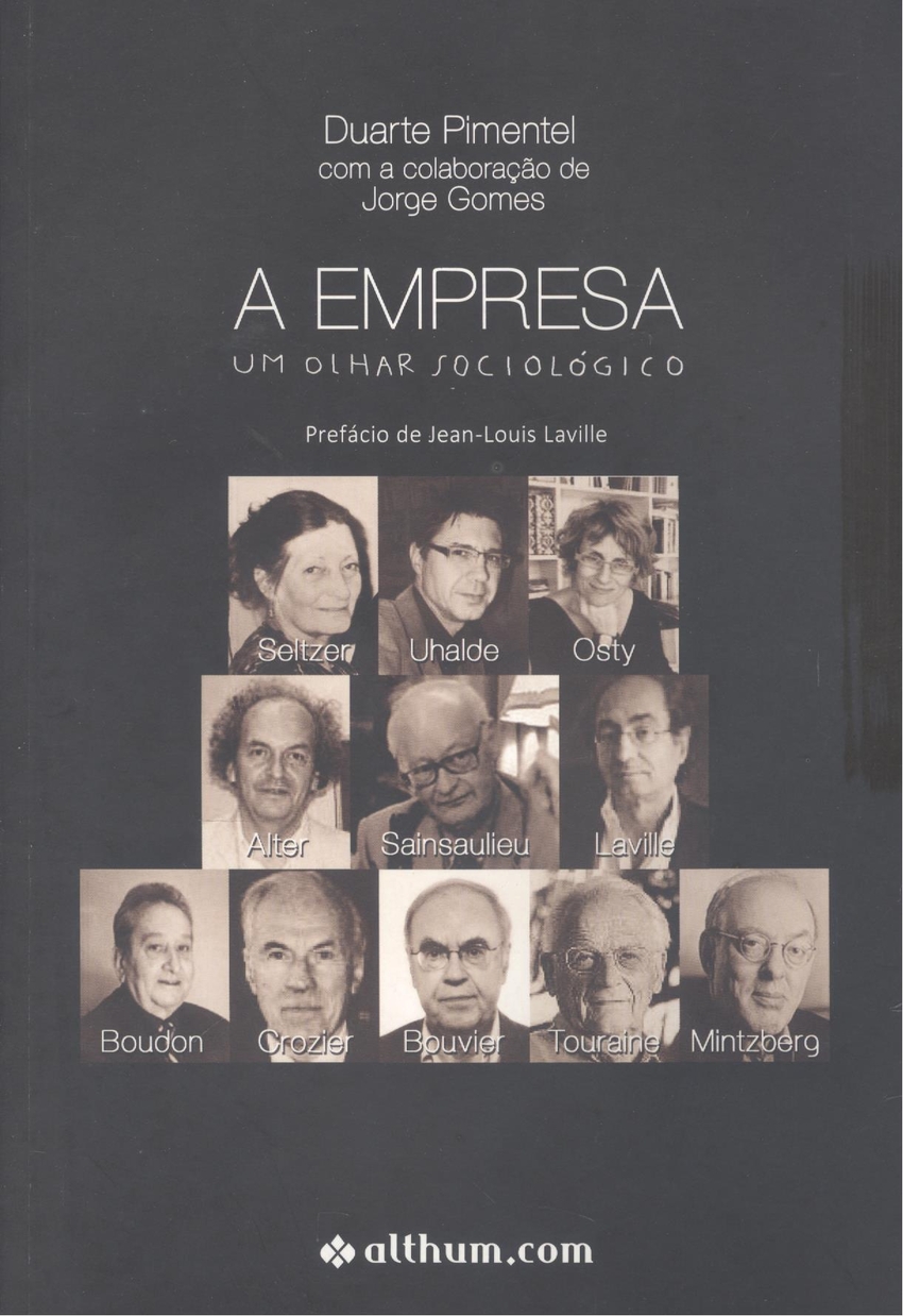 A empresa Un olhar sociológico