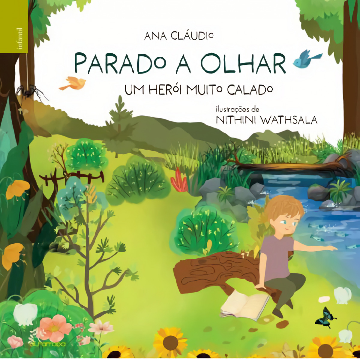 Parado a olhar um heroi muito calado