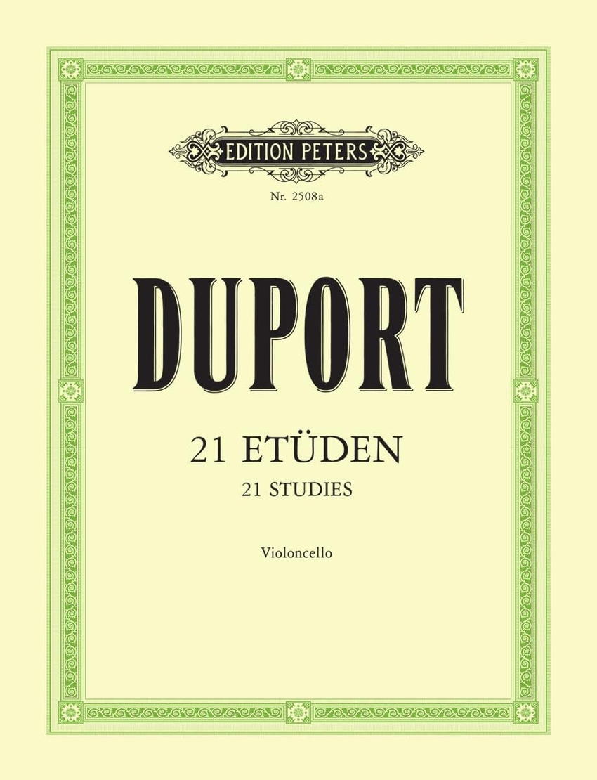 21 Etuden Violochelo Duport
