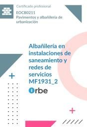 Albañilería en instalaciones de saneamiento y redes de servicios MF193